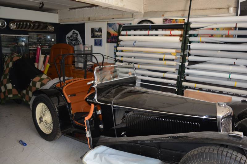 Riley de 1935 Sellerie Eric Longo Lunel