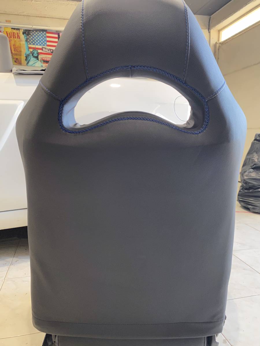 Restauration de siège avec broderie sur Subaru Lunel